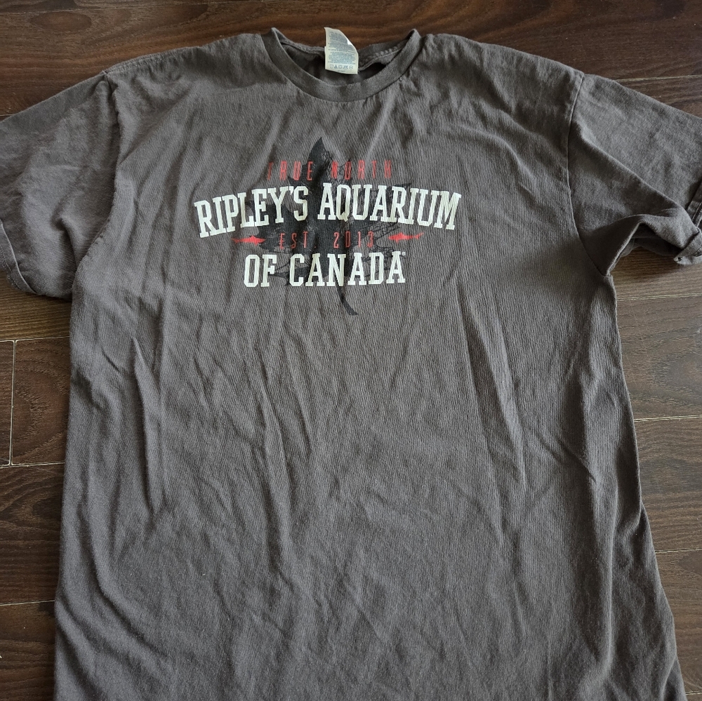 Ripley's Aquarium Graphic Short Sleeve T-Shirt | Large Gray - Picture 4 of 4